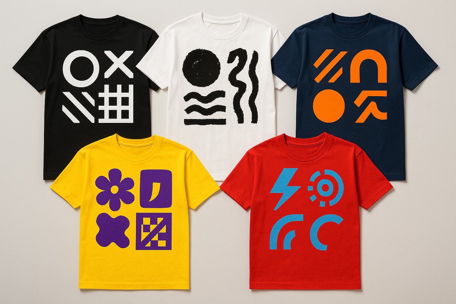 Color Contrast tshirt images 
