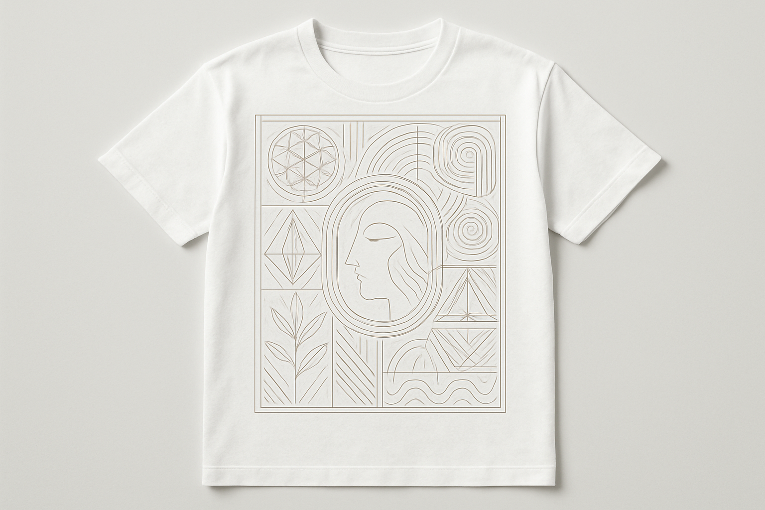 Extreme Thin Lines printed tshirt images