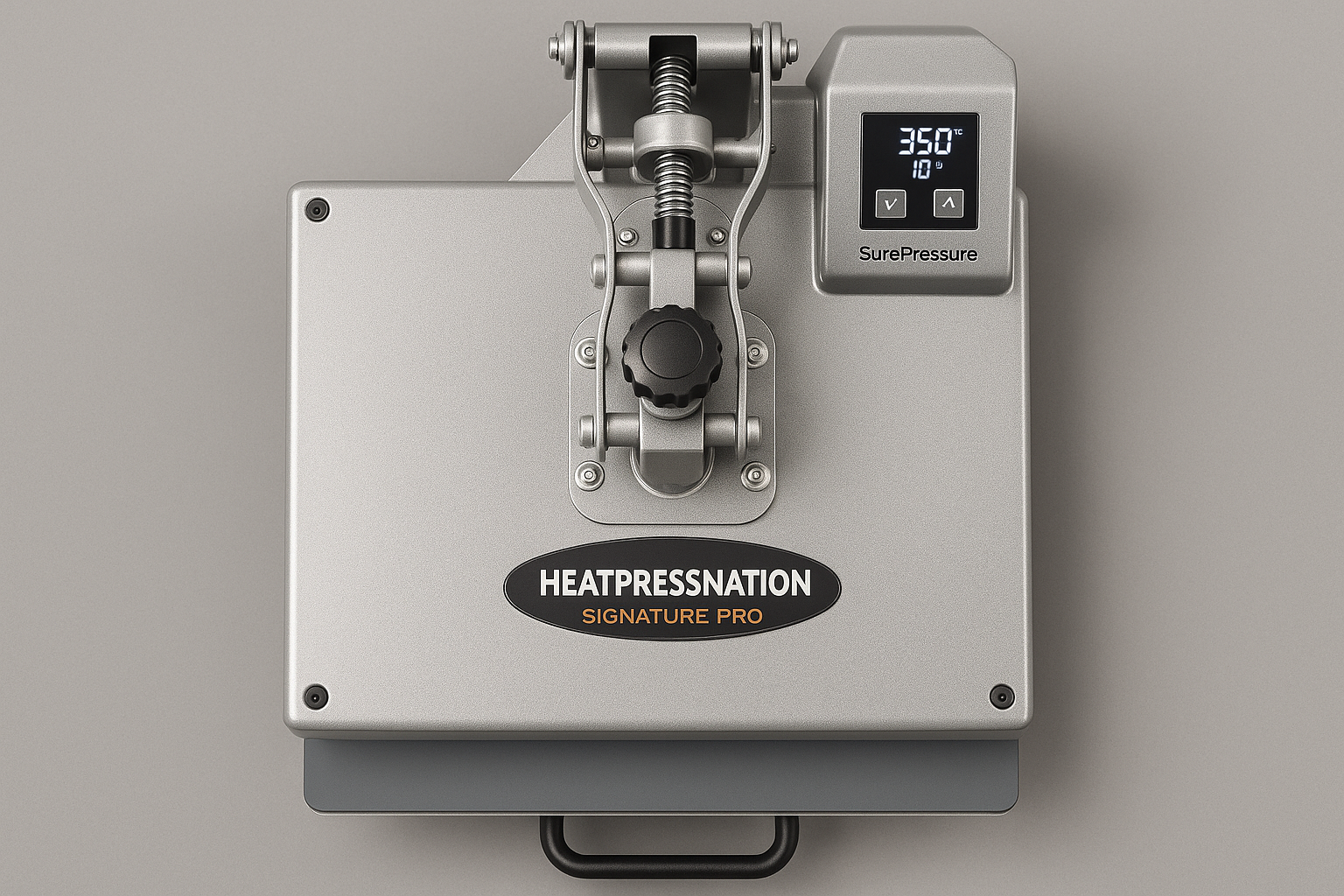 Heat Press Nation Signature PRO 15" x 15" Auto-Open Heat Press with SurePressure top view