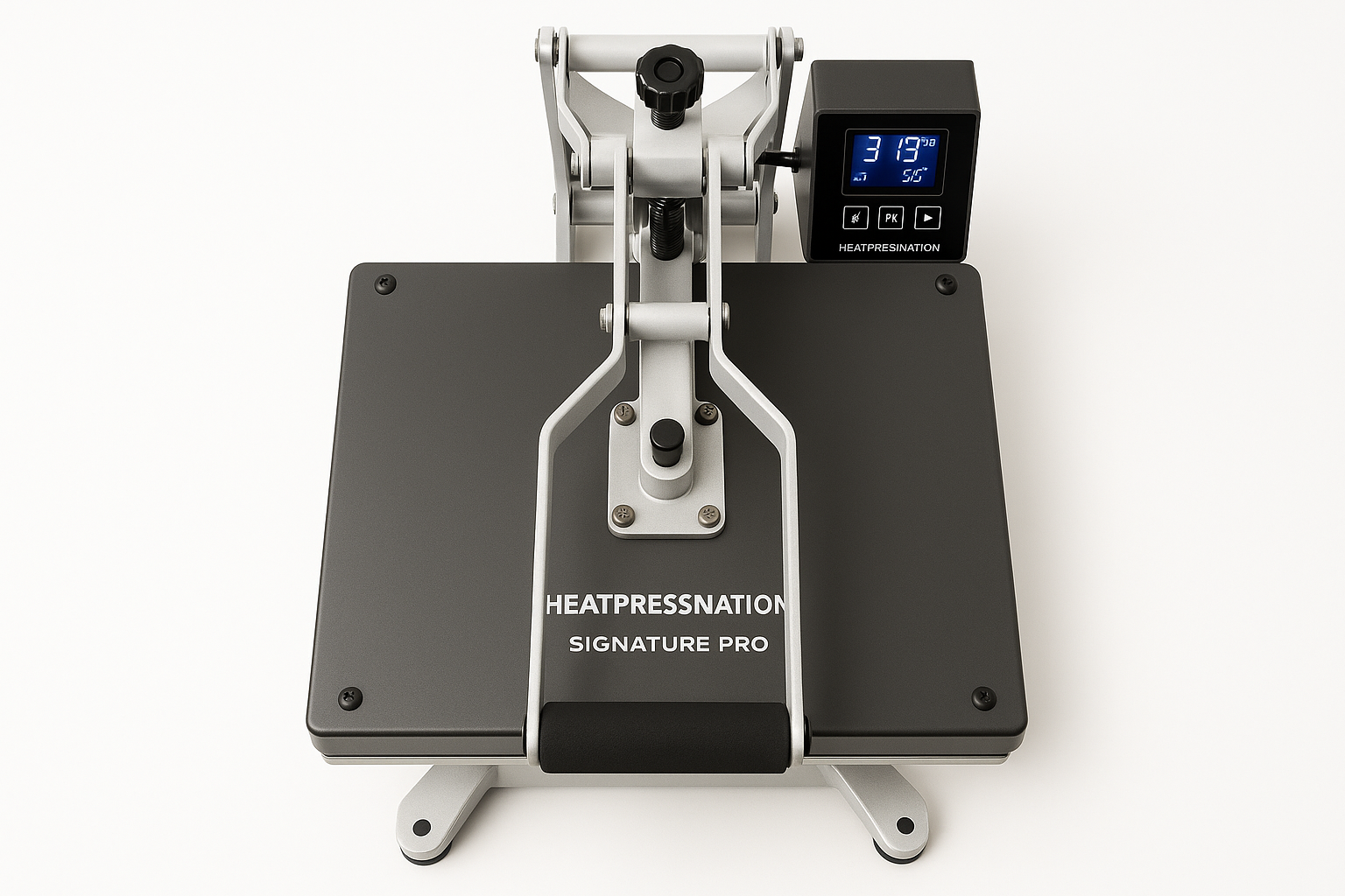 Heat Press Nation Signature PRO 16" x 20" Auto-Open Heat Press with SurePressure top view