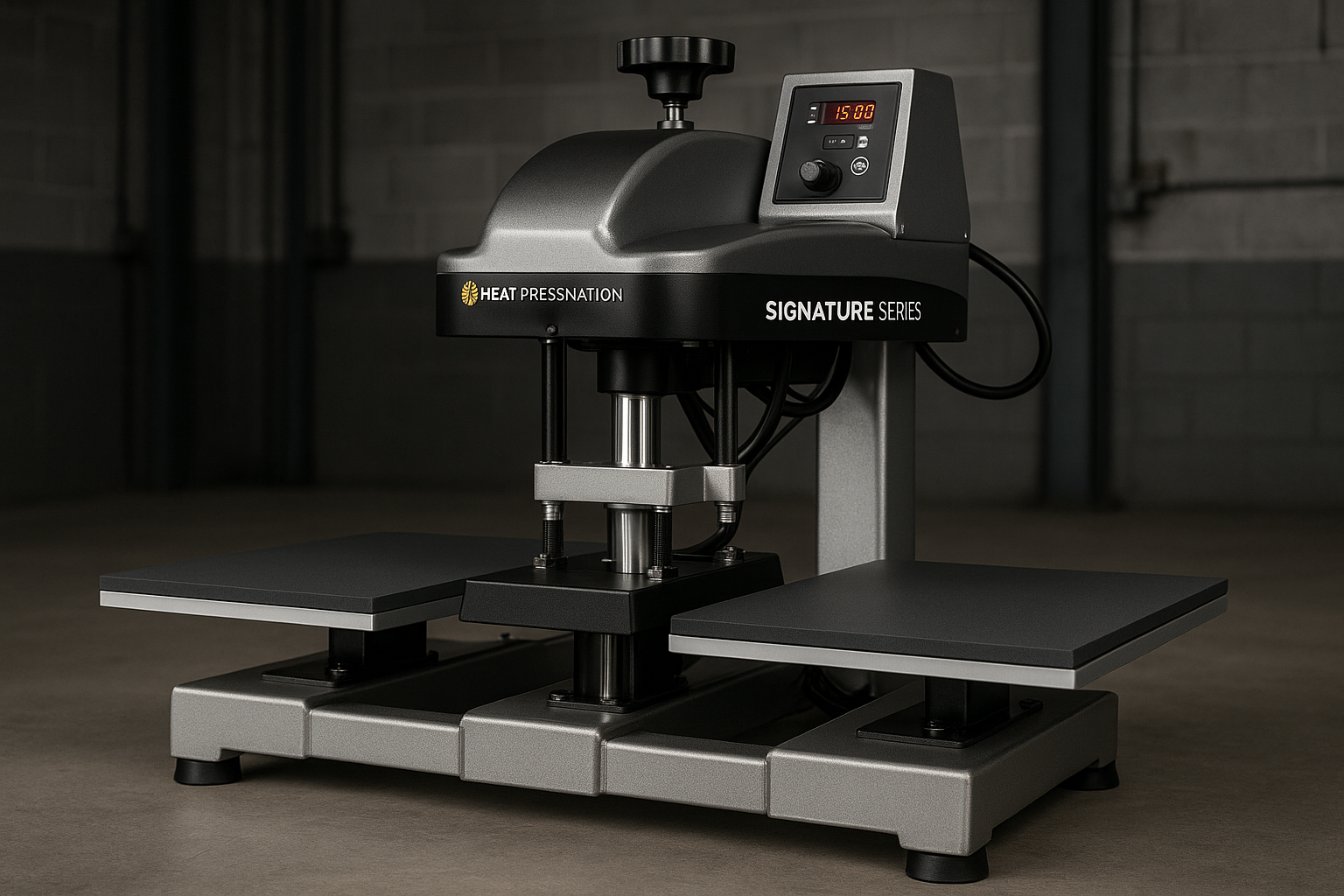 Heat Press Nation Signature Series 16" x 20" Double Station Pneumatic Heat Press 