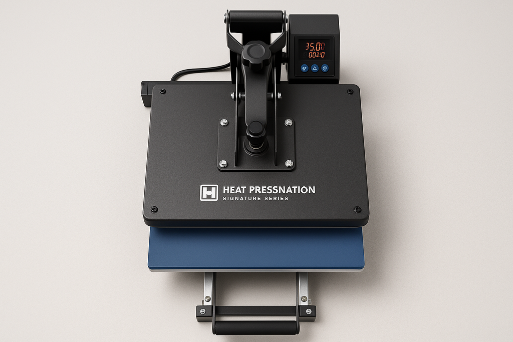 Heat Press Nation Signature Series 16" x 20" Slide Out Drawer Heat Press top view