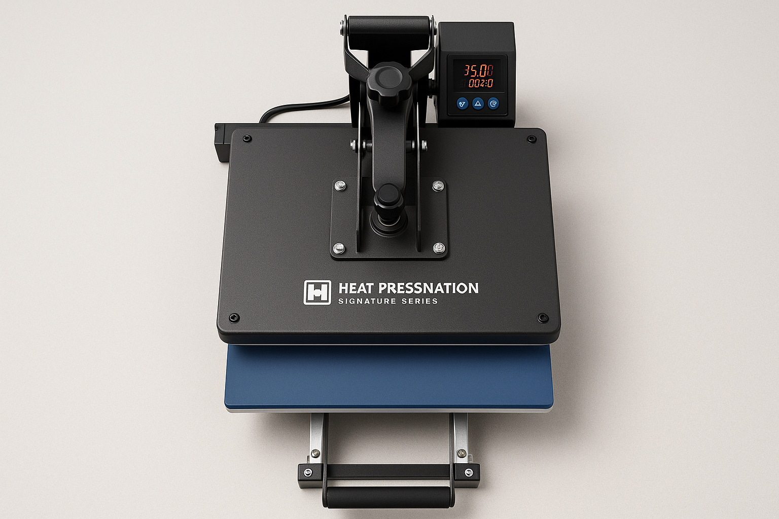 Heat Press Nation Signature Series 16" x 20" Slide Out Drawer Heat Press top view