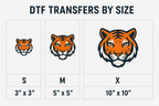 DTF Transfers By Size